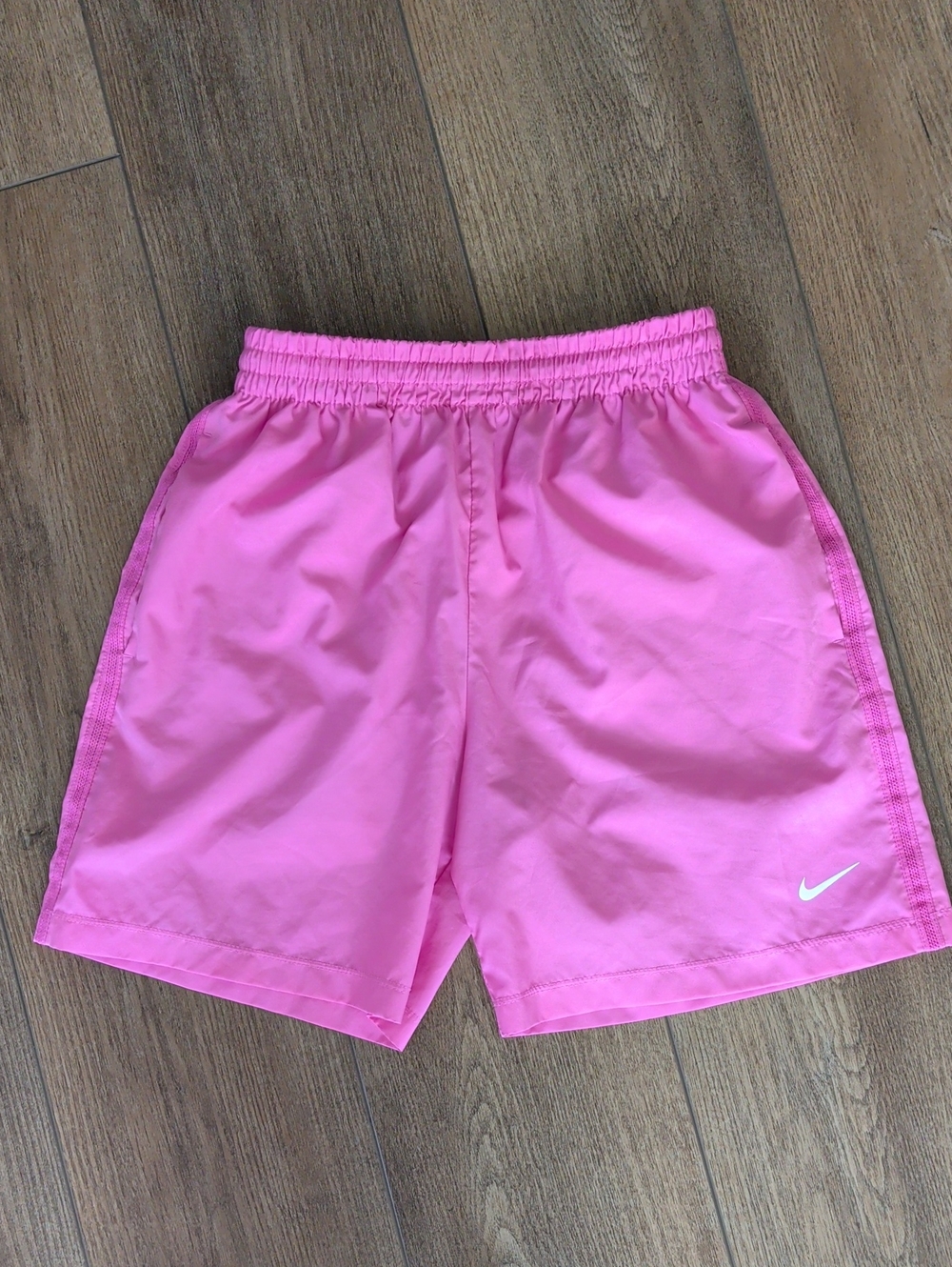 Nike Kids Hot Pink Athletic Shorts with Swoosh